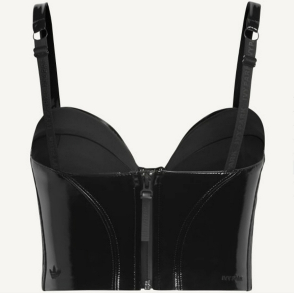Adidas x Ivy Park Noir Latex Bustier - Picture 5 of 11